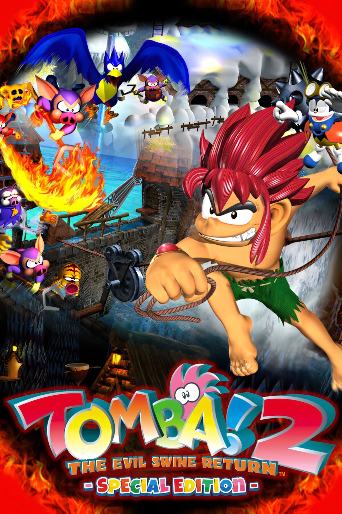 Tomba! 2 - The Evil Swine Return Special Edition Tag Page Cover Art