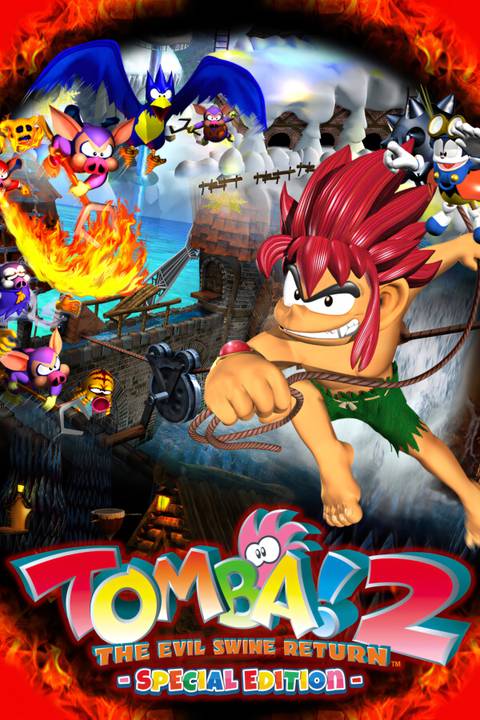Tomba! 2 - The Evil Swine Return Special Edition Tag Page Cover Art
