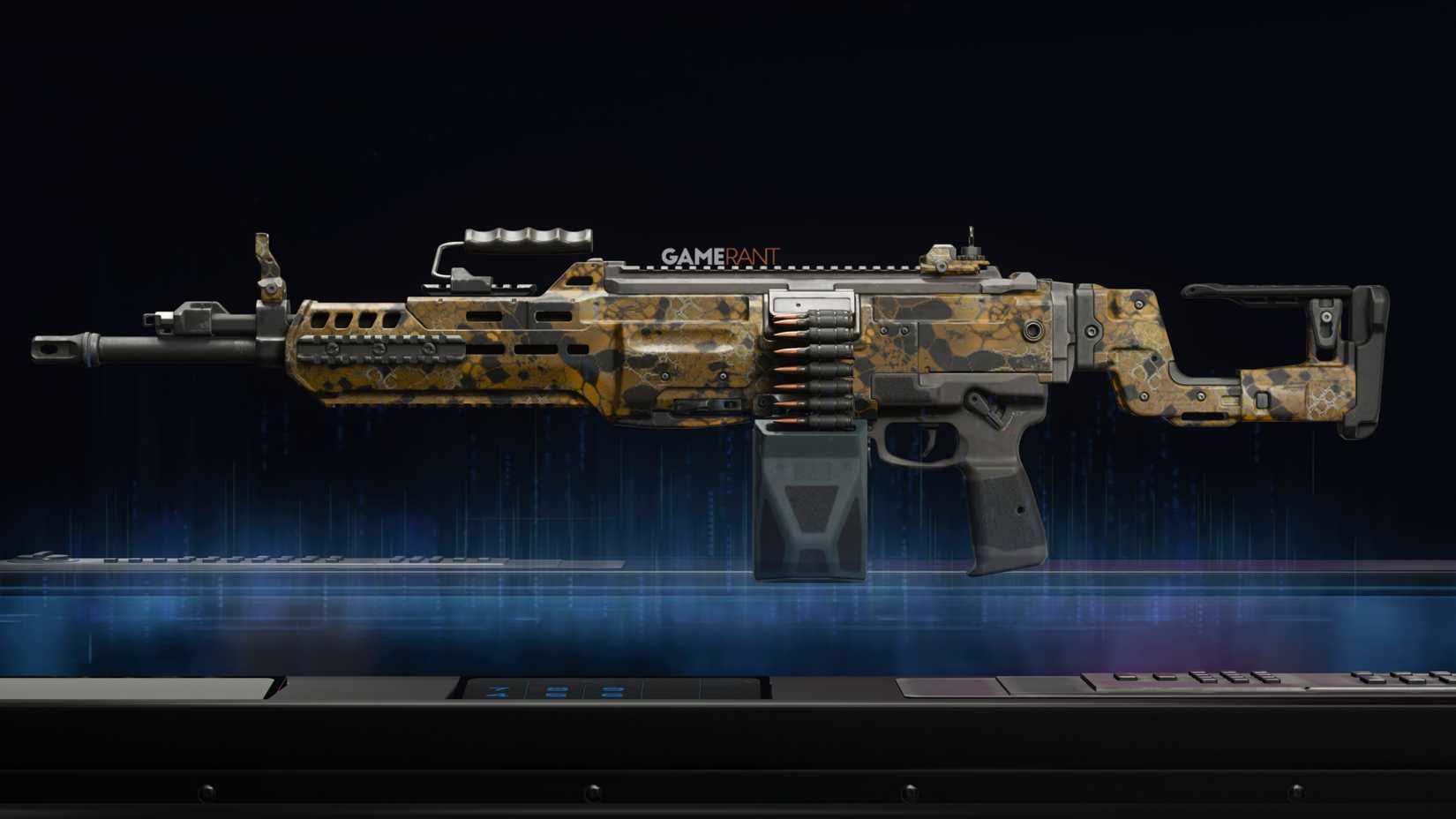 Topaz Snake Camo Preview on the Sokol 545 - Black Ops 7