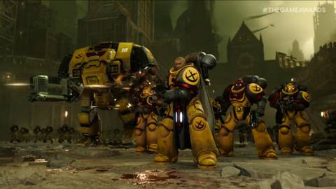 total war warhammer 40,000 gameplay space marine customizable yellow