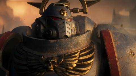 total war warhammer 40,000 space marine close up