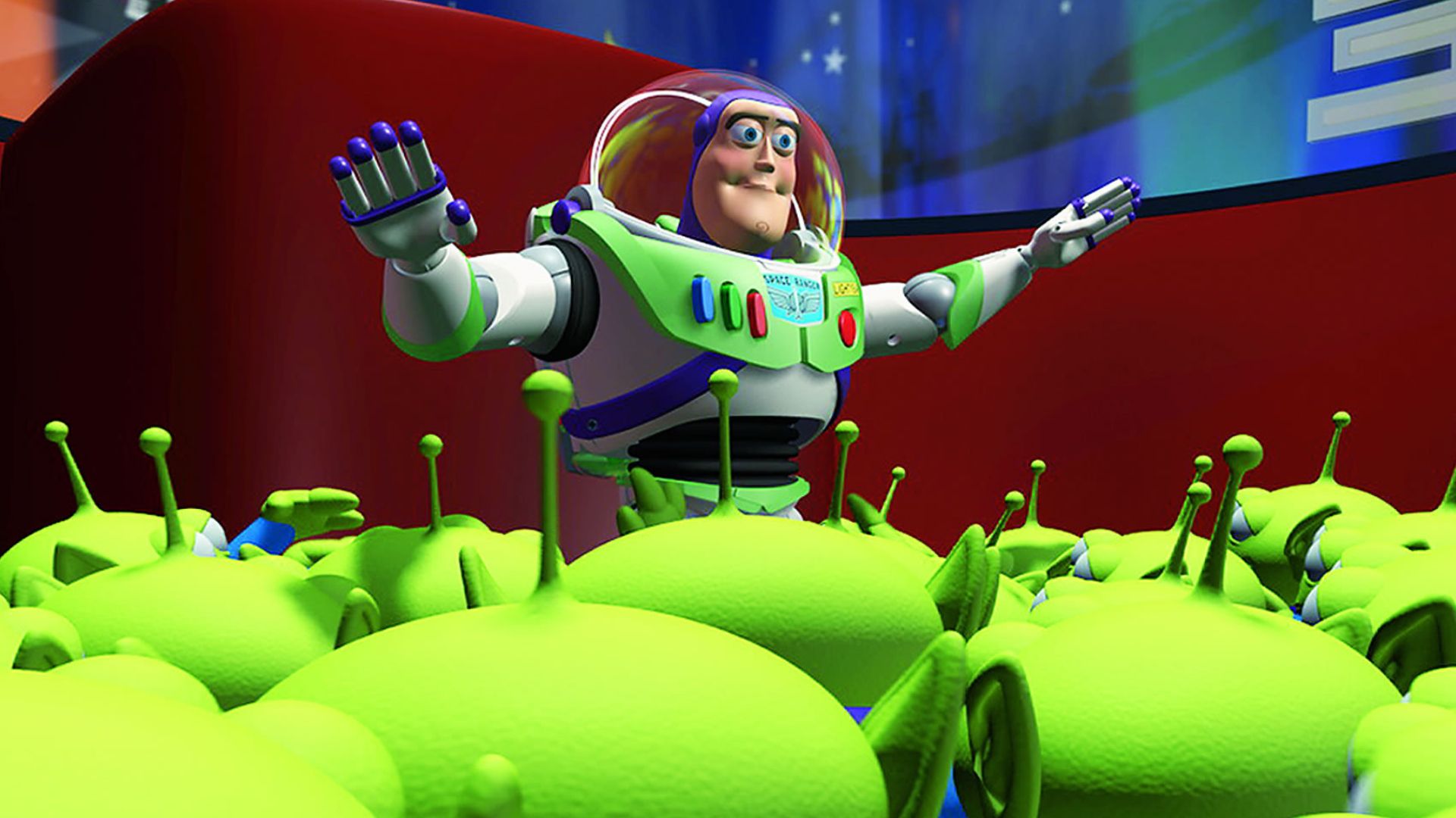 toy story buzz with aliens
