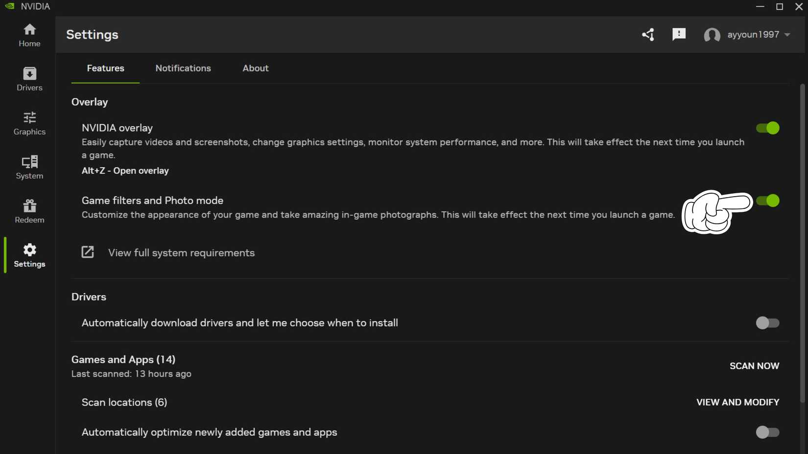 Ative a opção de filtro da Nvidia ARC Raiders: Filtro Nvidia para aumentar o brilho | Dropraro
