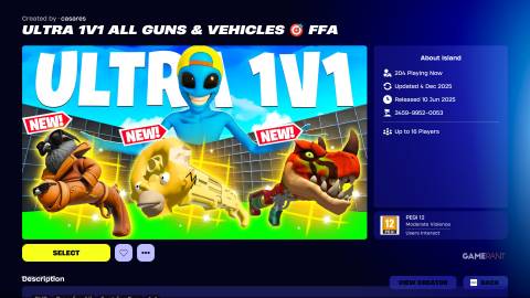 Ultra 1v1 All Guns & Vehicles FFA - AFK Farm Method in Fortnite