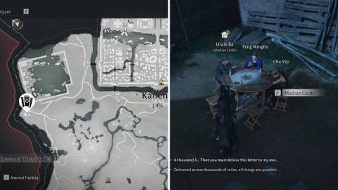 uncle ba madiao card location where winds meet