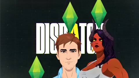 Dispatch characters created in The Sims 4