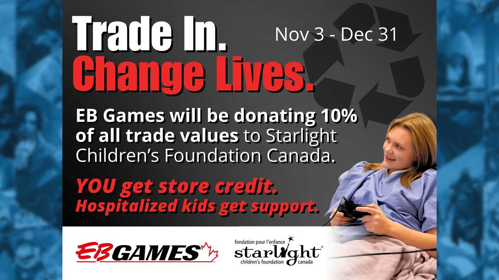 Starlight Foundation's EB Games partnership details