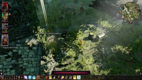 Using Bless on a Flaming Pig divinity original sin 2 (2)