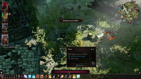 Using Bless on a Flaming Pig divinity original sin 2