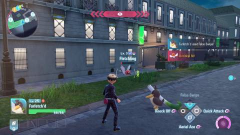 using false swipe to critical strikes in pokemon legends za