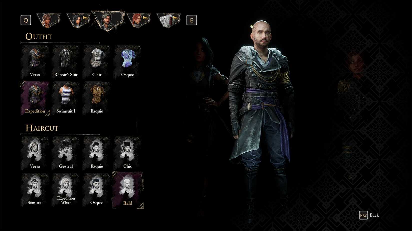 Haircut Bald untuk Verso di Clair Obscur Expedition 33