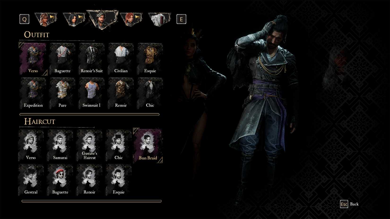 Haircut Bun Braid untuk Verso di Clair Obscur Expedition 33