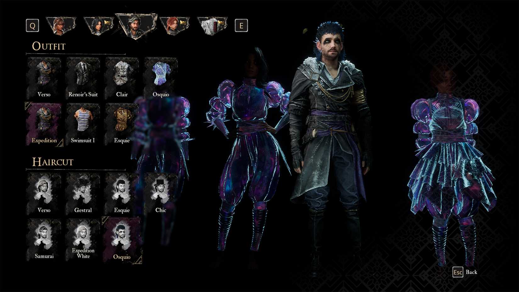 Haircut Osquio untuk Verso di Clair Obscur Expedition 33