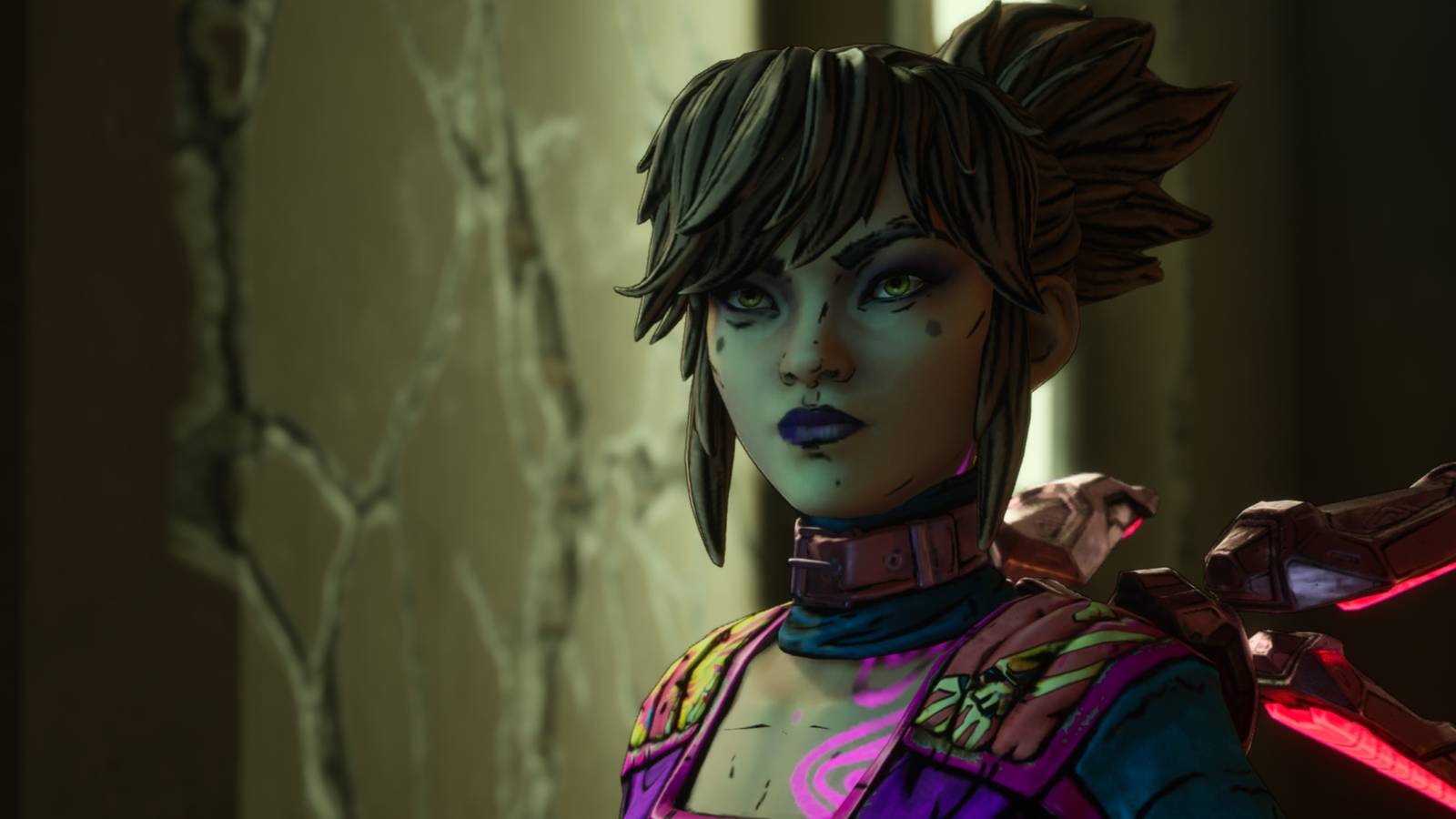 Vex looking left in Borderlands 4