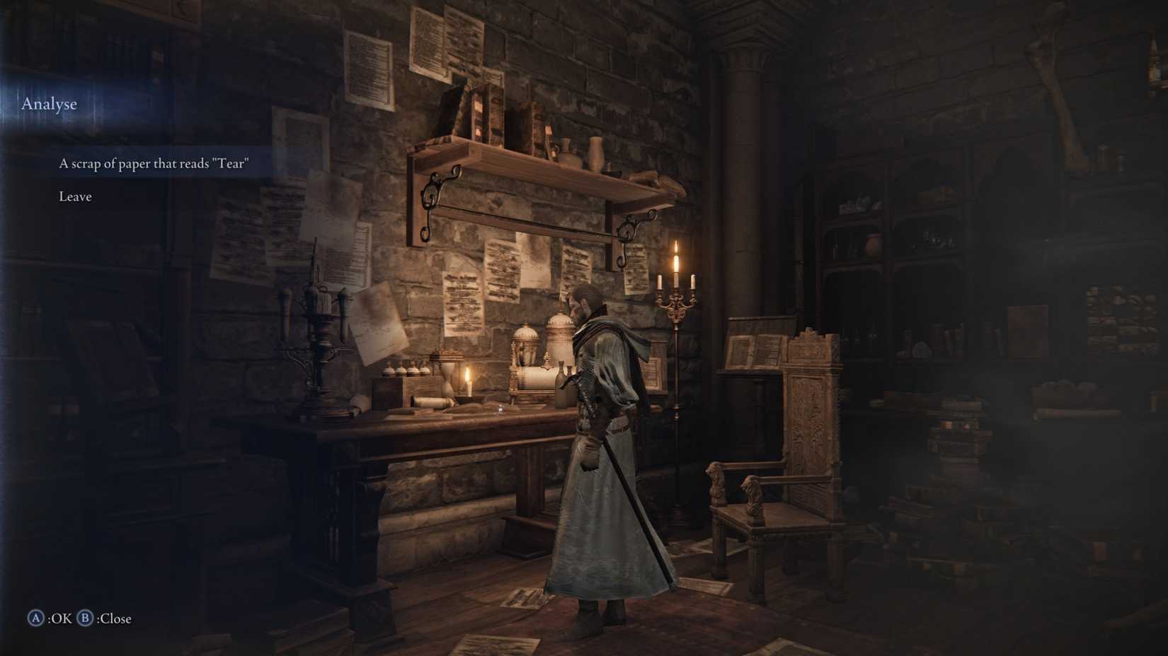 View Piece of Paper on Table in Chapter 3 Journal in Elden Ring Nightreign