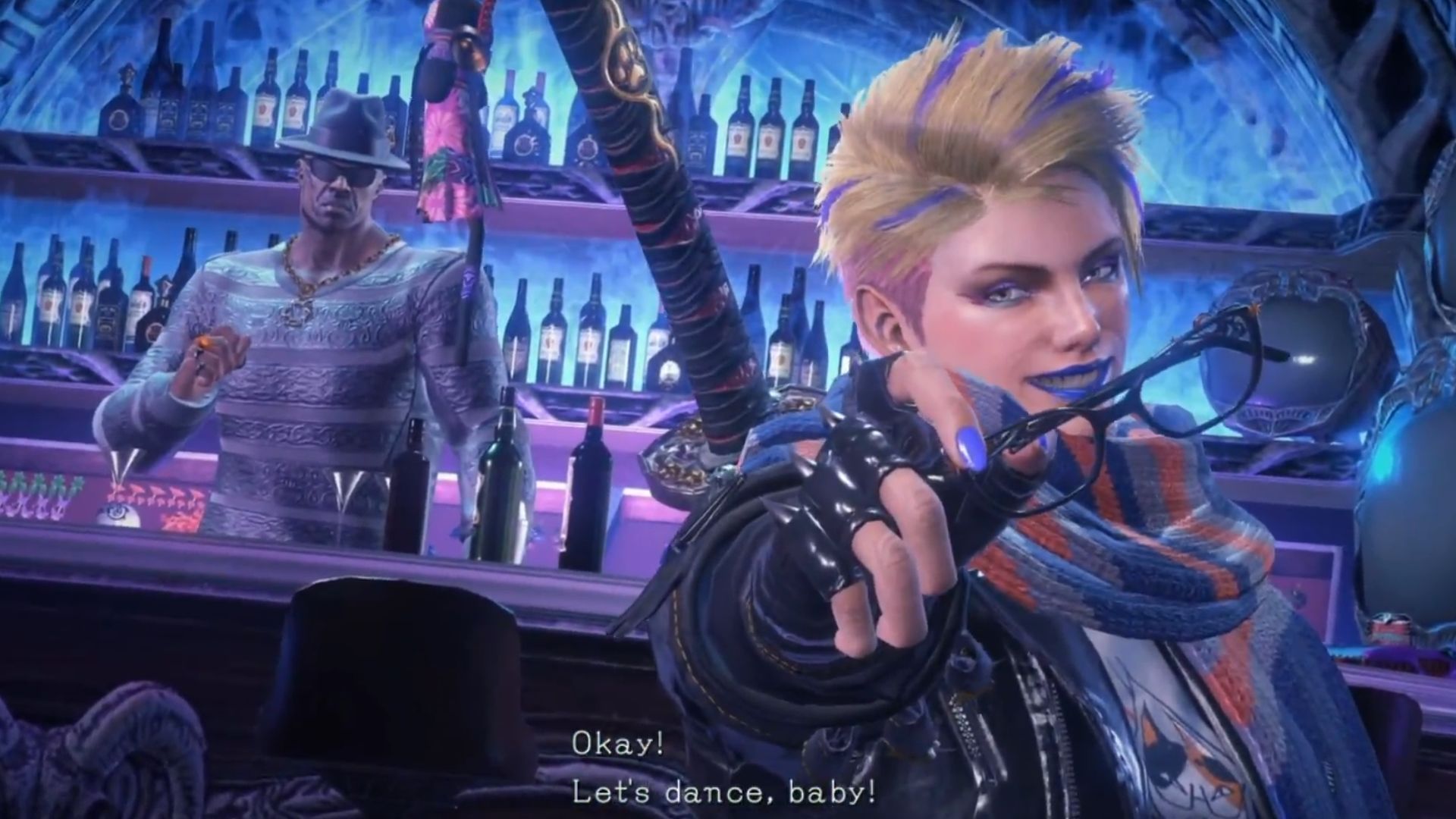 Viola acquires Bayonetta's glasses at the end of the game - Bayonetta 3