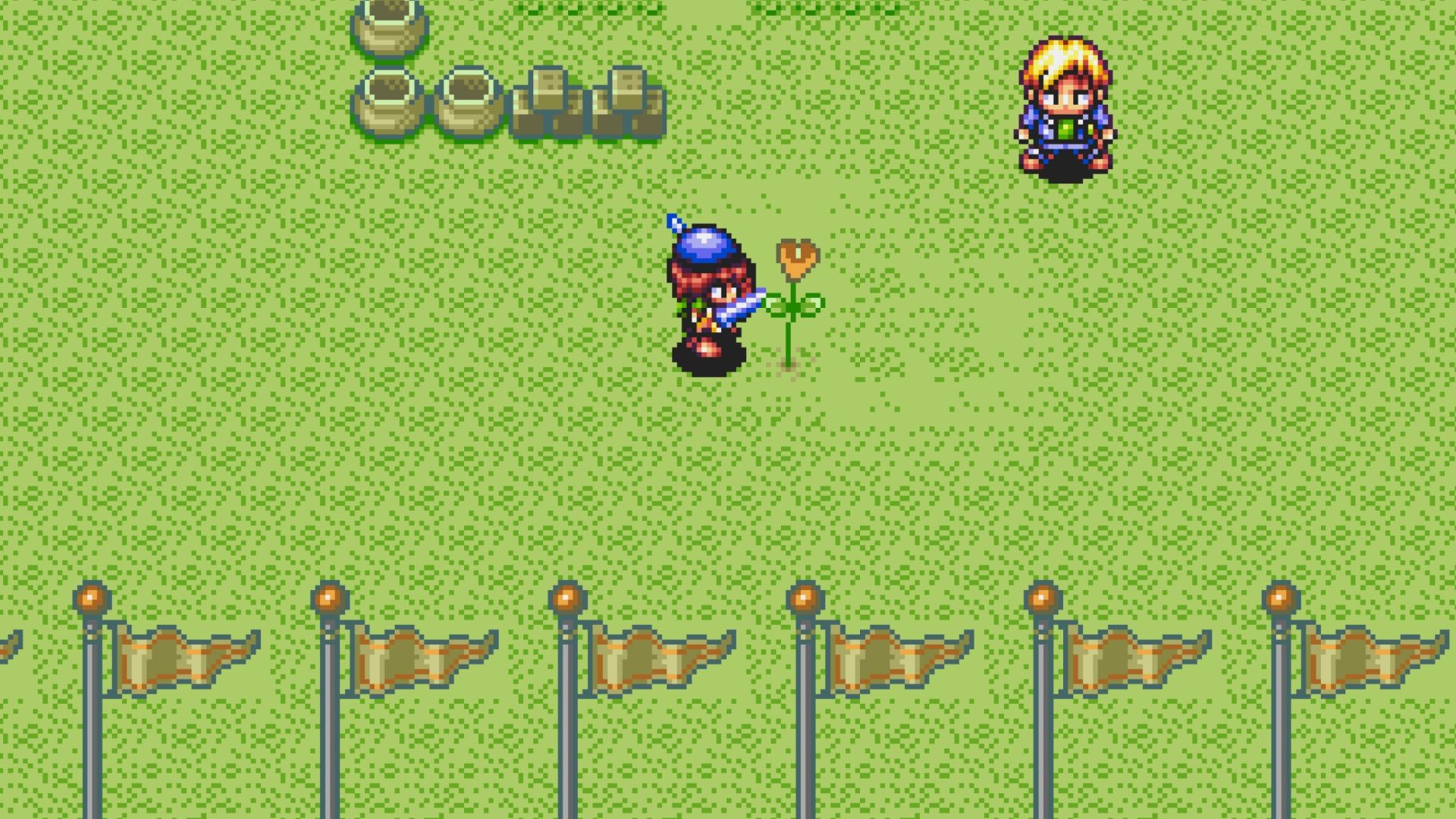 Walking past an NPC in Crusader of Centy