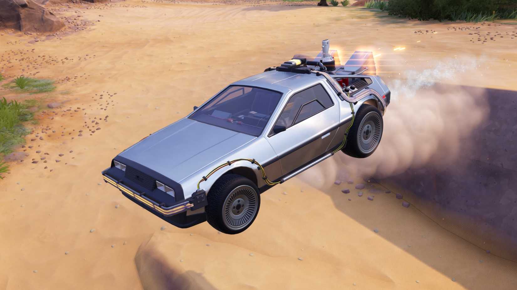 Où trouver la mythique DeLorean Retour vers le Futur dans Fortnite