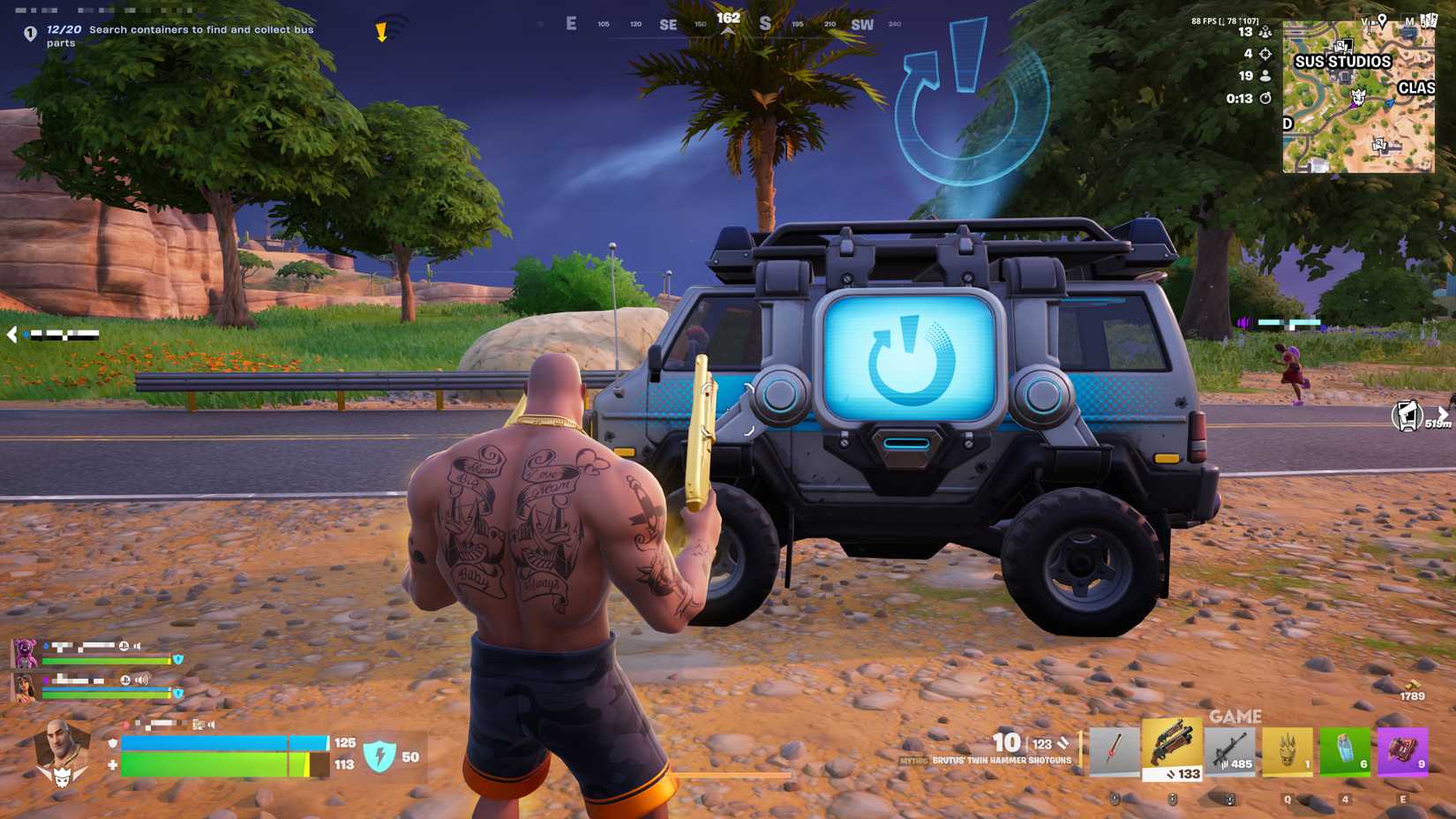 Where to Find Drivable Reboot Vans in Fortnite Chapter 7