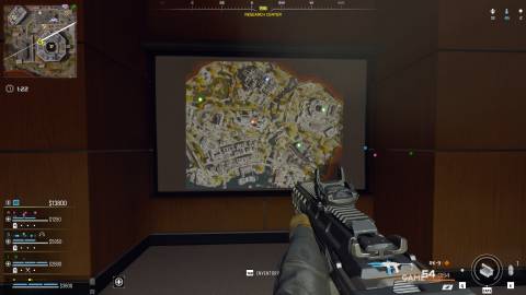 where to find the map at Research Center in Haven's Hollow - Warzone - 2