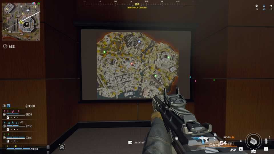 where to find the map at Research Center in Haven's Hollow - Warzone - 2