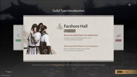 where winds meet guild selection