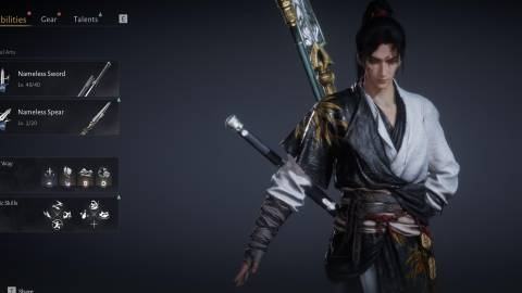 Where Winds Meet Nameless Sword + Nameless Spear