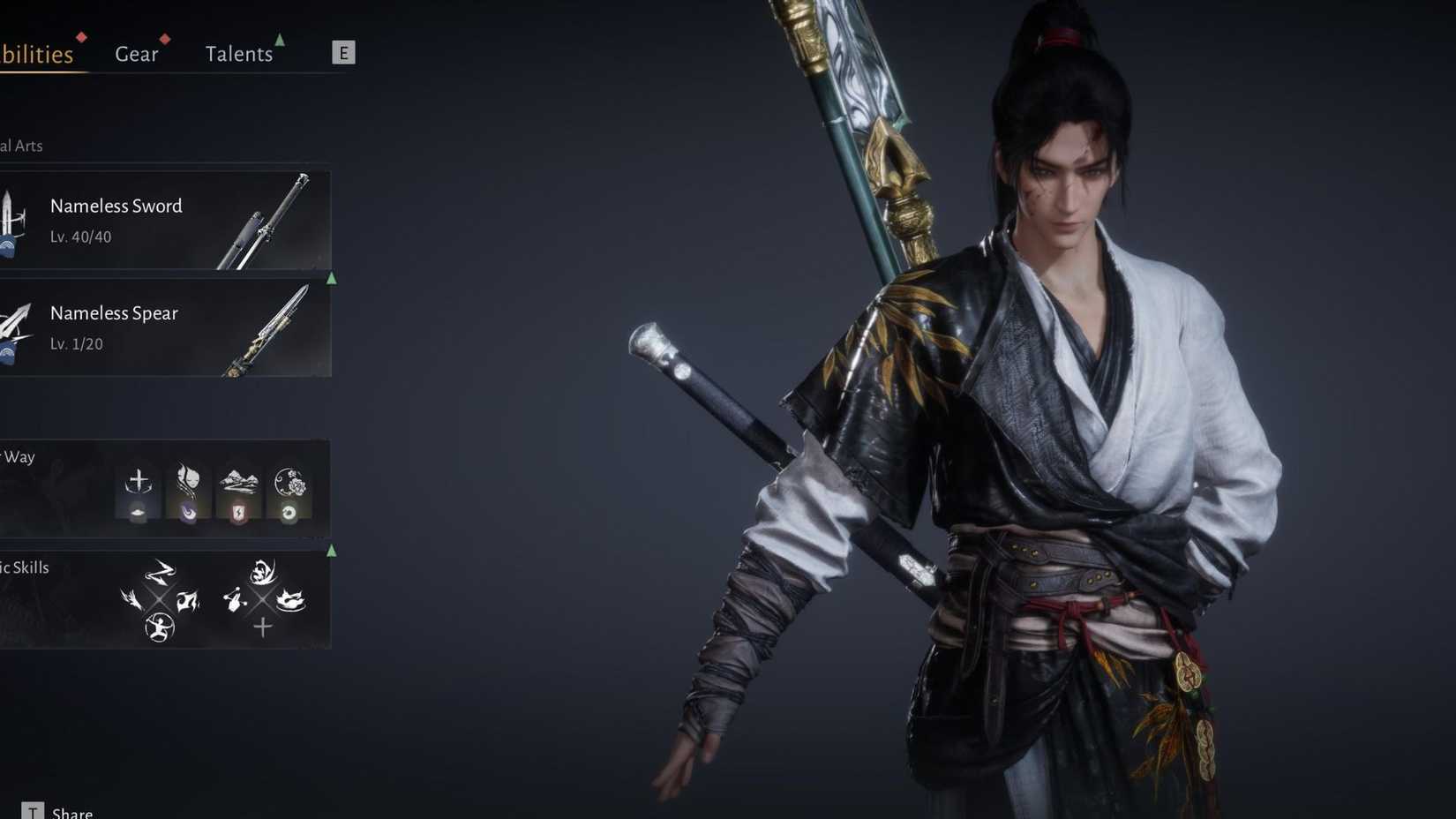 Where Winds Meet Nameless Sword + Nameless Spear