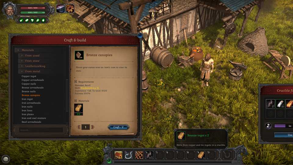 wild terra 2 new lands crafting too