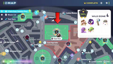 wild zone 4 entrance A Sorta Scary Cemetery pokemon legends za