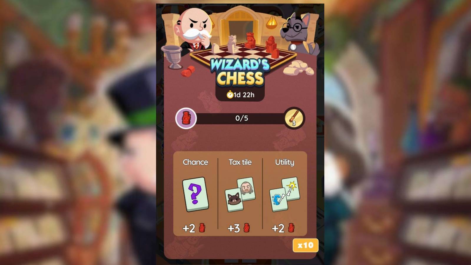 wizard chess monopoly go