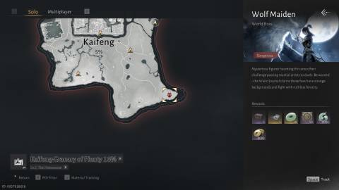 wolf maiden world boss where winds meet