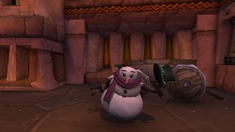 world of warcraft feast of winter veil 2025 gifts jubilant snowman costume toy pink green
