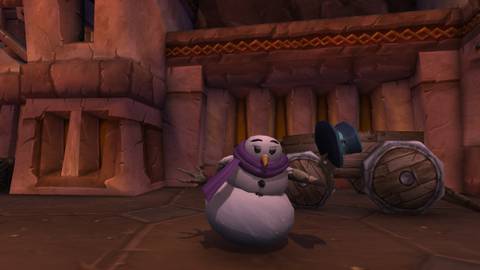 world of warcraft feast of winter veil 2025 gifts jubilant snowman costume toy purple blue
