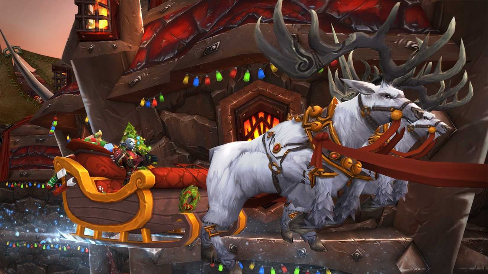 world of warcraft feast of winter veil sleigh ride orgrimmar
