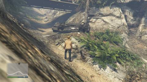 wrecked car yeti clue