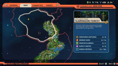 Your map in Revenge Of The Savage Planet
