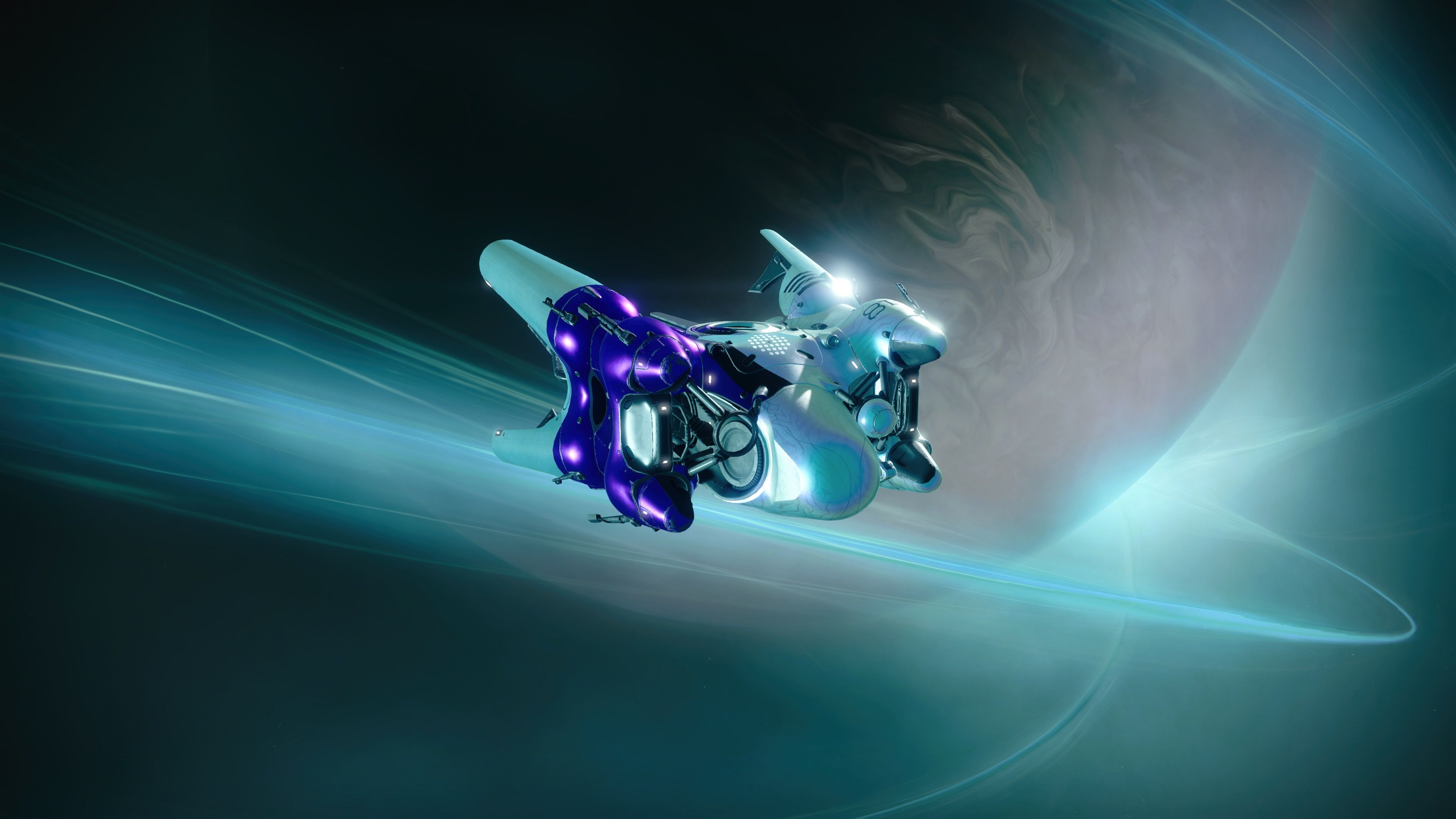 Your ship in orbit in Destiny 2 (PS5)