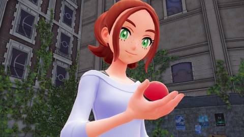 Your trainer looking at a Pokeball in Pokemon Legends Z-A (2025)