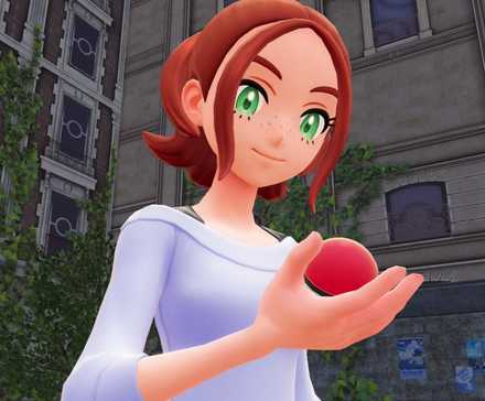 Your trainer looking at a Pokeball in Pokemon Legends Z-A (2025)