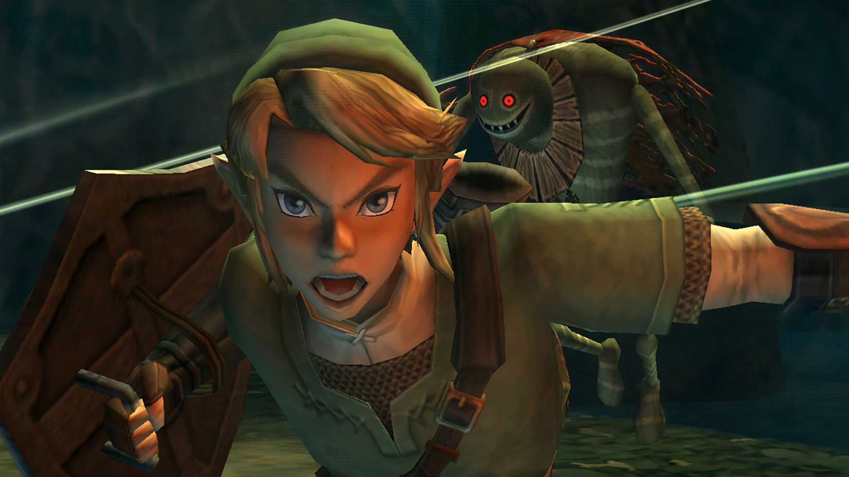 Zelda Twilight Princess Link close-up