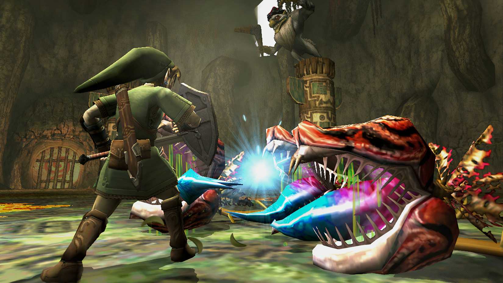 Zelda Twilight Princess Link combat