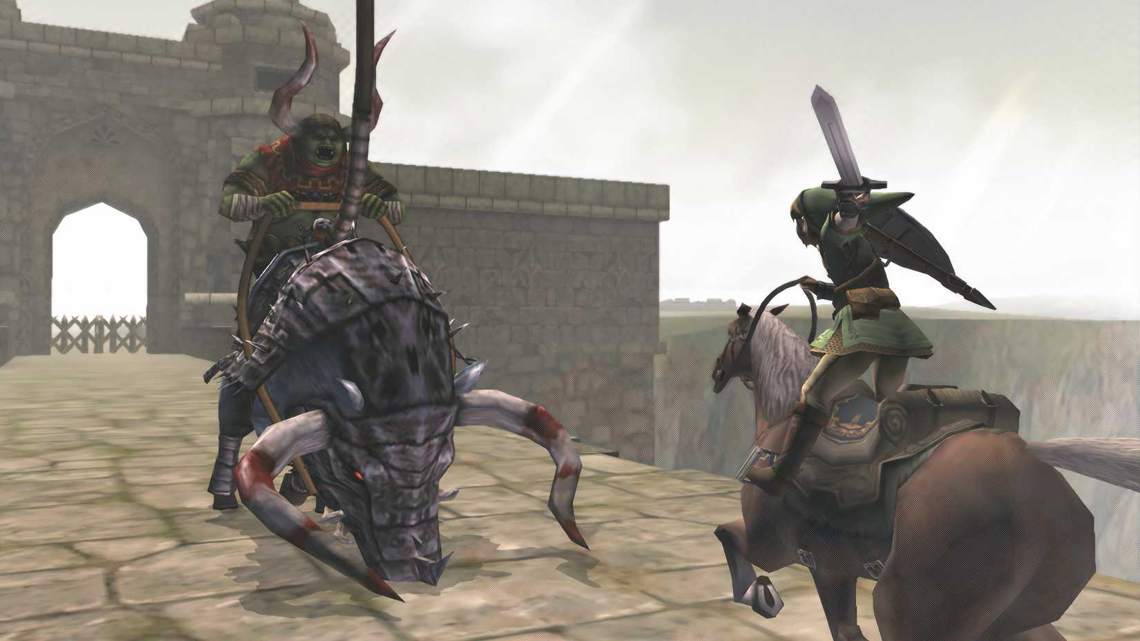 Zelda Twilight Princess Link horse battle