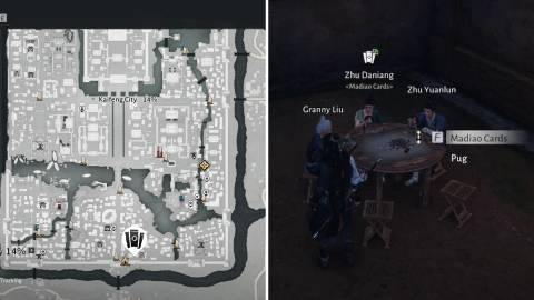 zhu daniang madiao card location where winds meet