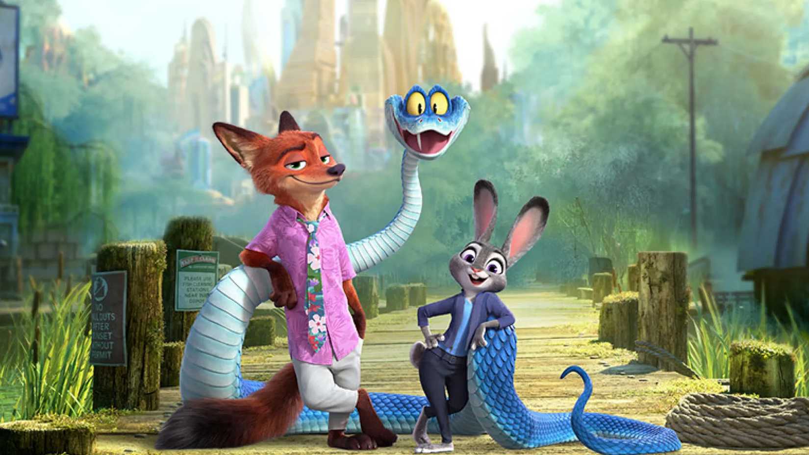zootopia 2 nick, judy and snake