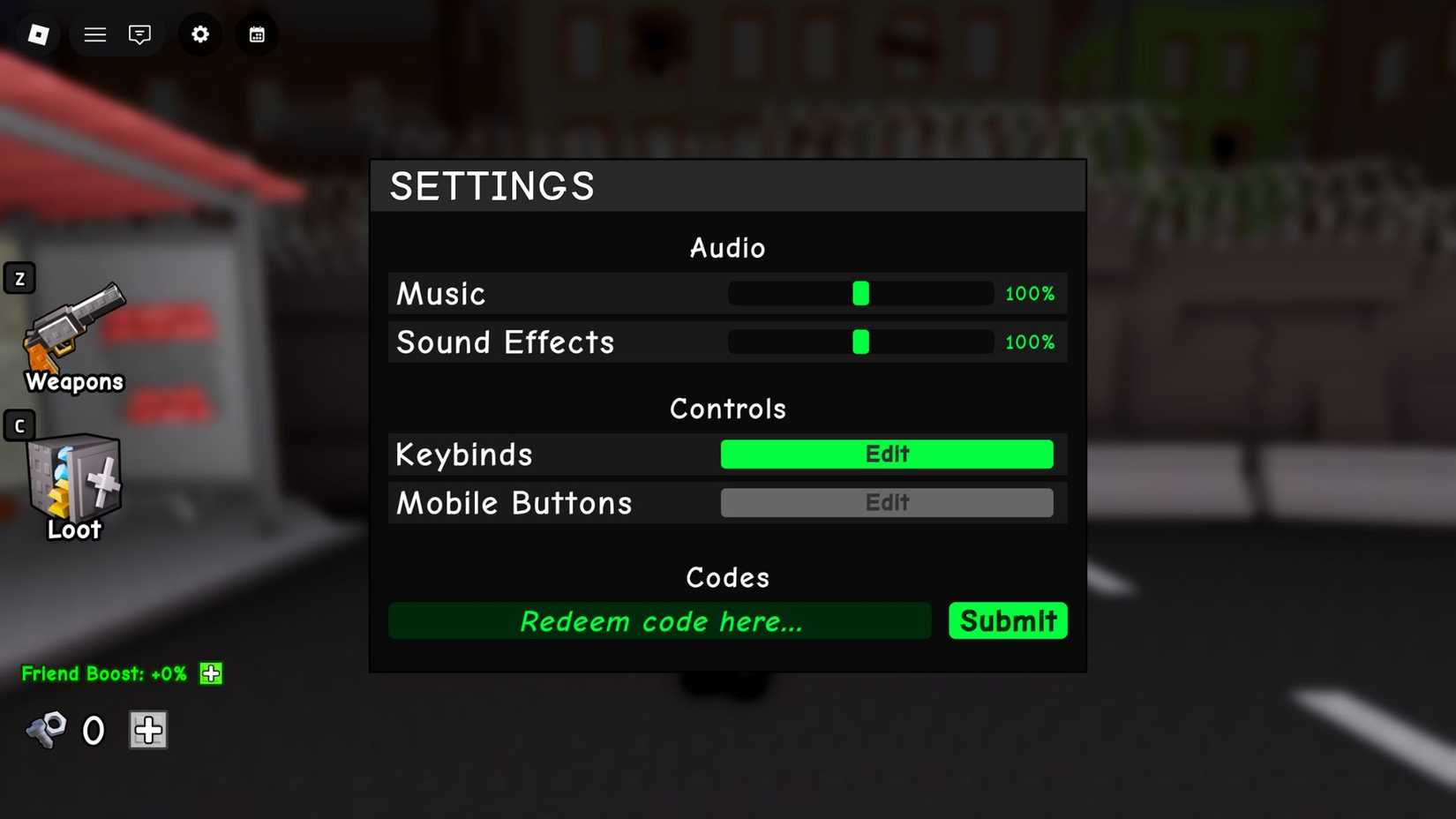 100 Waves Later the codes tab
