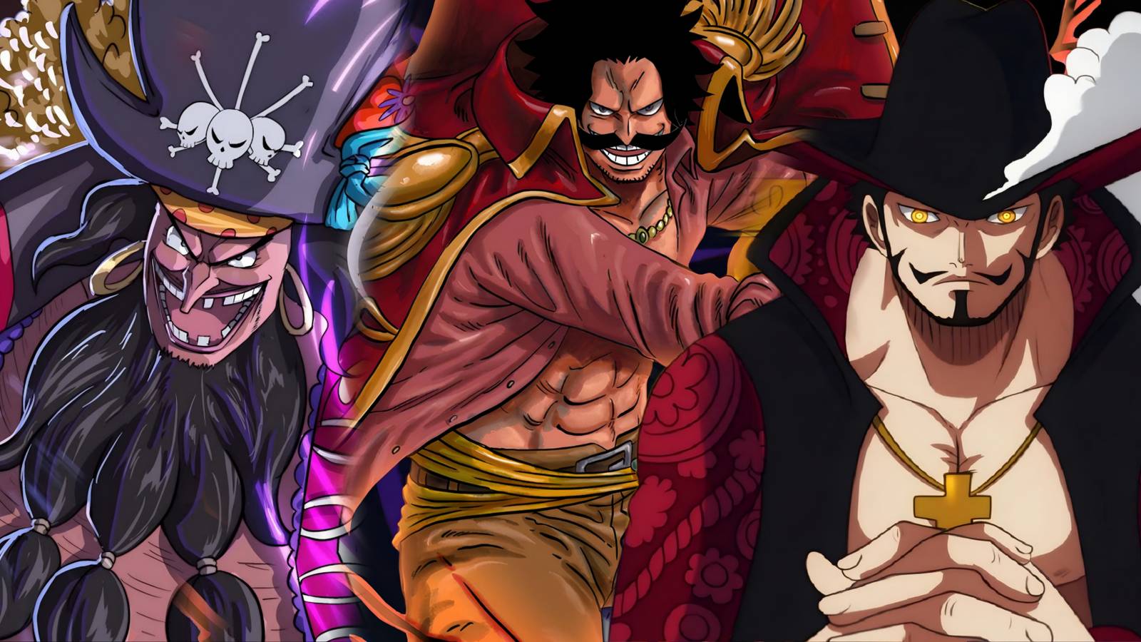 One Piece: 6 Strongest Characters Who Have Never Lost A Fight, Ranked Mihawk Roger