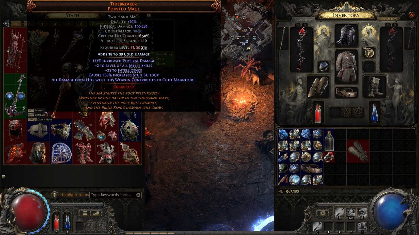 PoE2 Tidebreaker stats