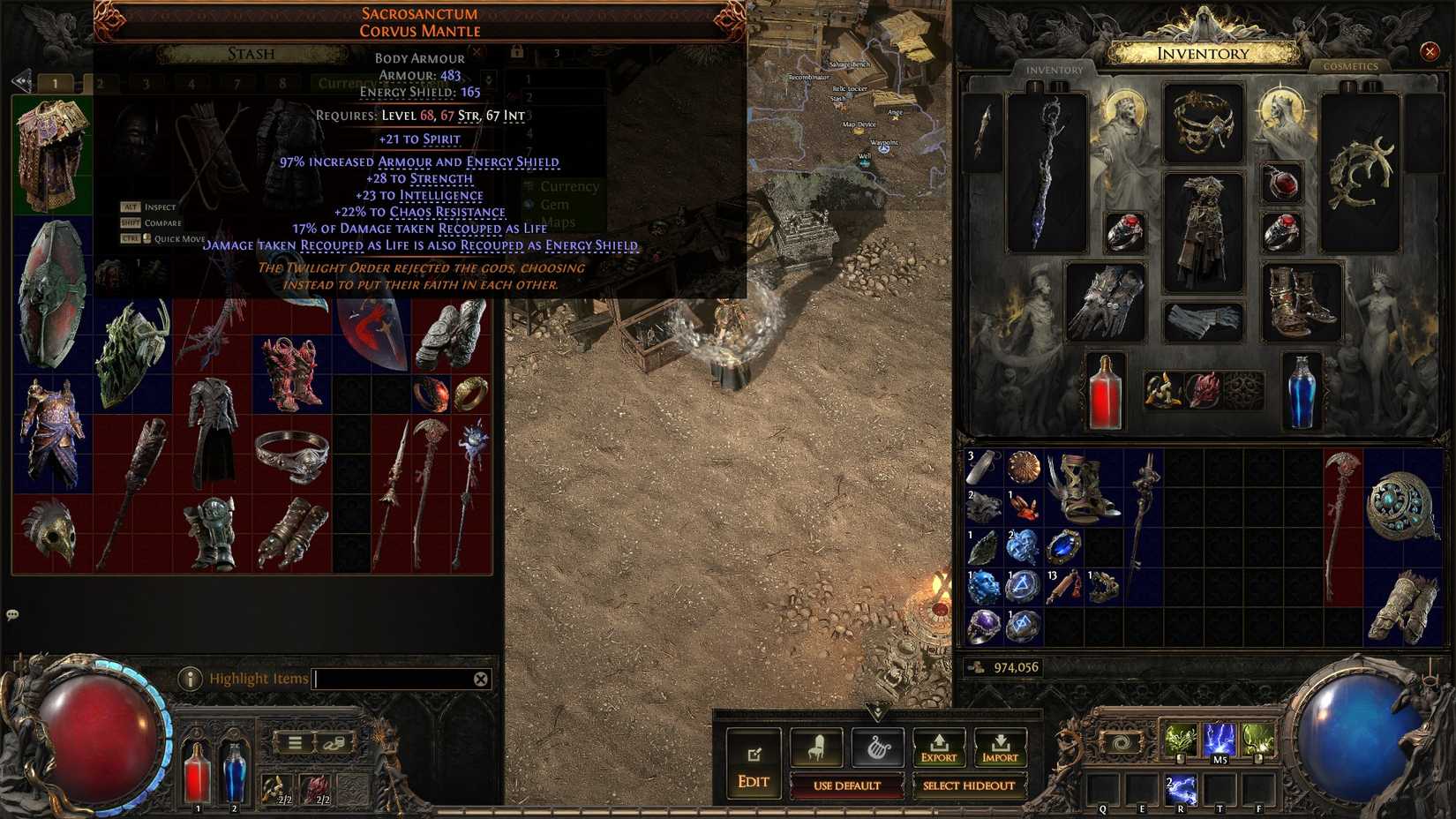 PoE2 Sacrosanctum stats