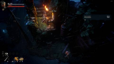 No Rest for the Wicked Gate Lever location Mariner's Keep